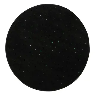 Stjerneteppe rund ø 95 cm Oppladbar | Aktiveres med trykk