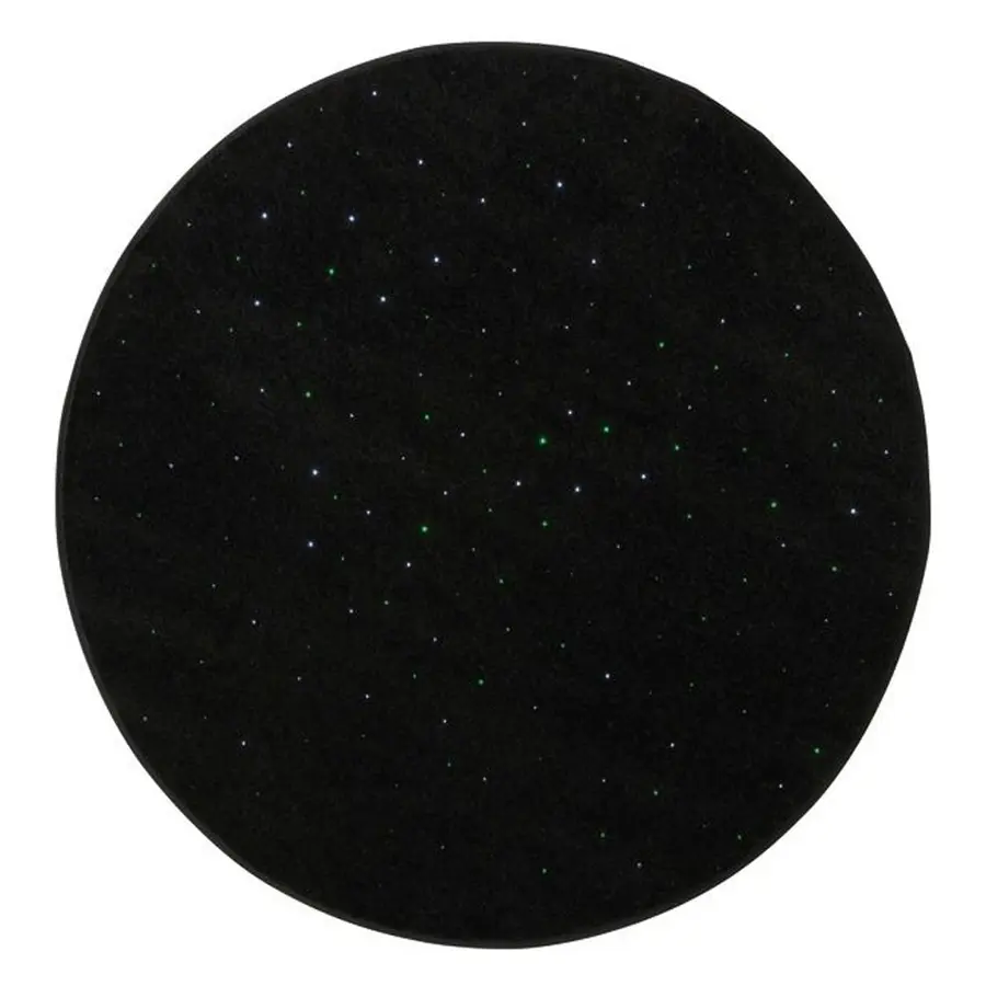 Stjerneteppe rund ø 95 cm Oppladbar | Aktiveres med trykk 