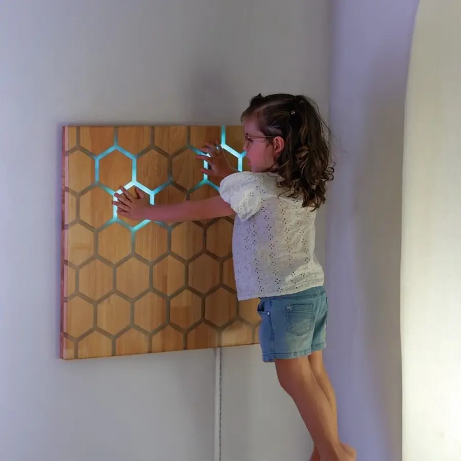 Aktivitetstavle Honeycomb Veggpanel | Autisme | Adhd 