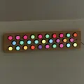 Aktivitetstavle med roterbare LED- lys Visuell | Taktil