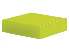 Skummodul | Kvart kube i skum 60x60x15 cm | gr&#248;nn