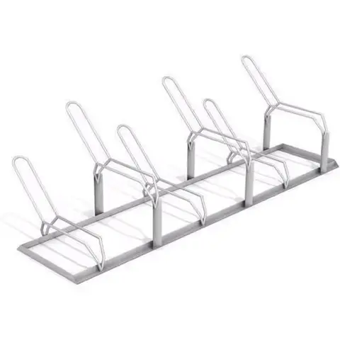 Sykkelstativ til 6 sykler Lav og h&#248;y | Rett innkj&#248;ring