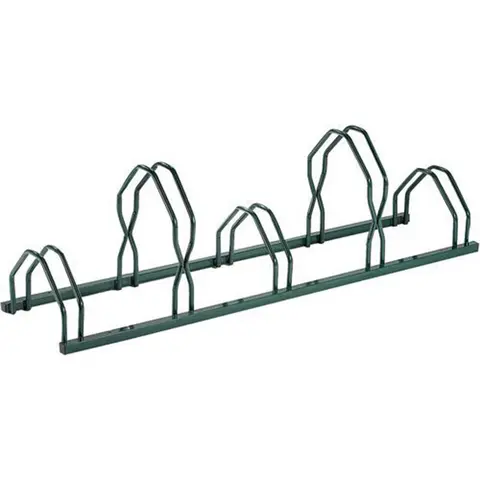 Sykkelstativ til 5 sykler 2 niv&#229;er