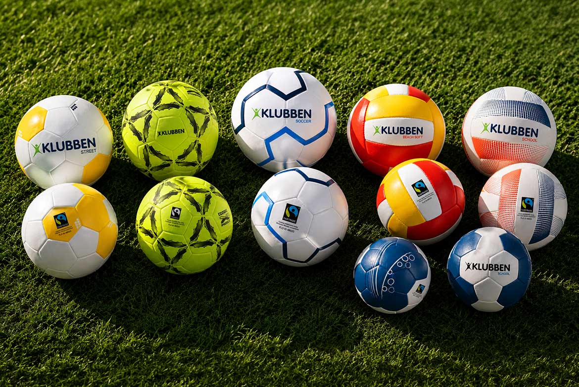 Vårt utvalg av Fairtrade sertifiserte baller