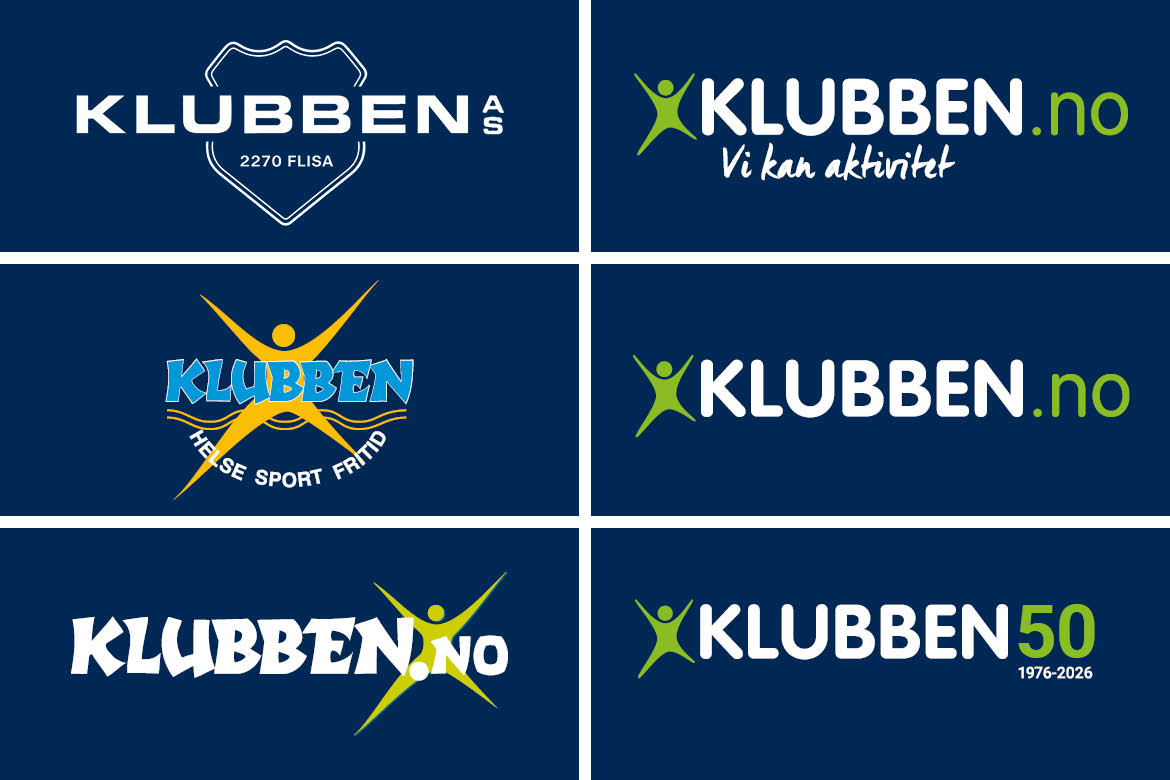Klubben logoer opp gjennom tiden